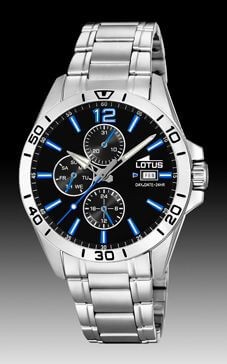 Montres Lotus homme multifonctions acier