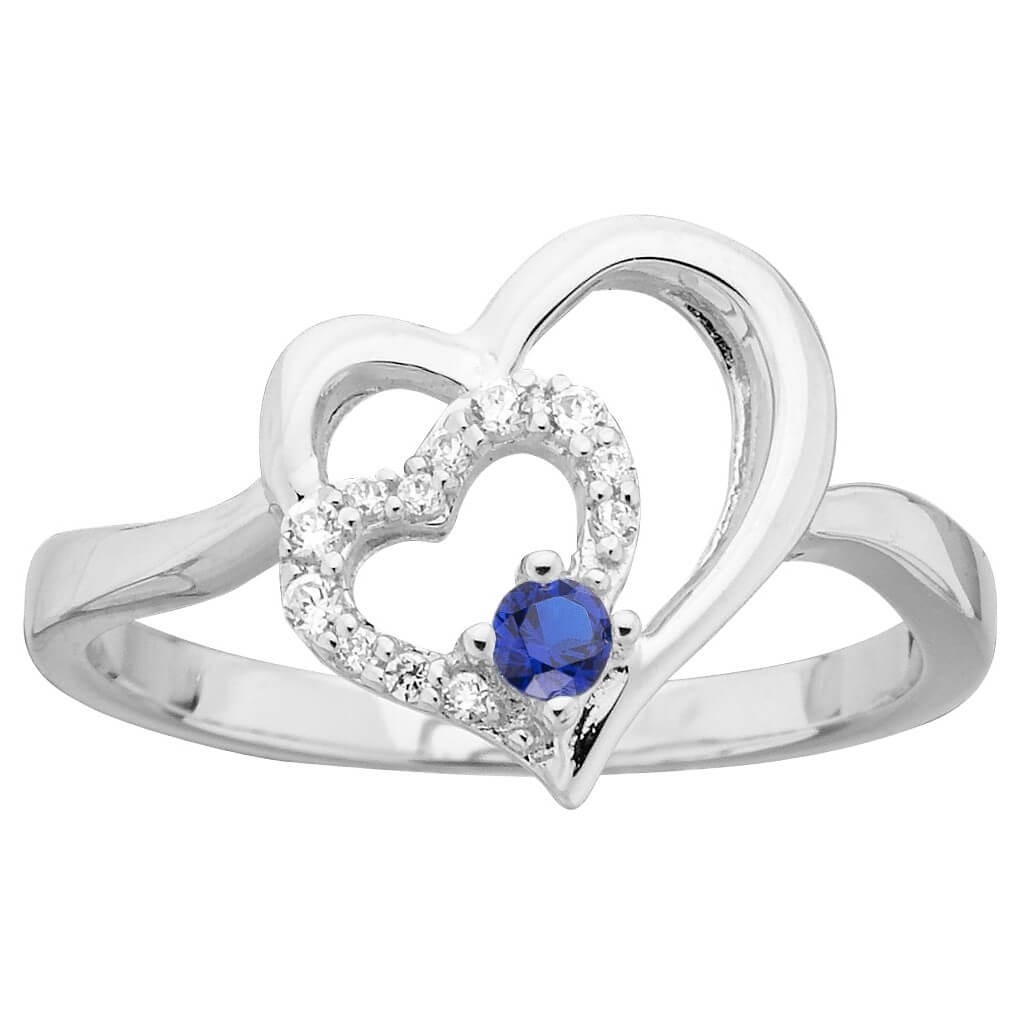 Bague argent et oxydes de zirconium