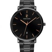 Montre Homme ECHO Cadran Noir Bracelet Acier Noir