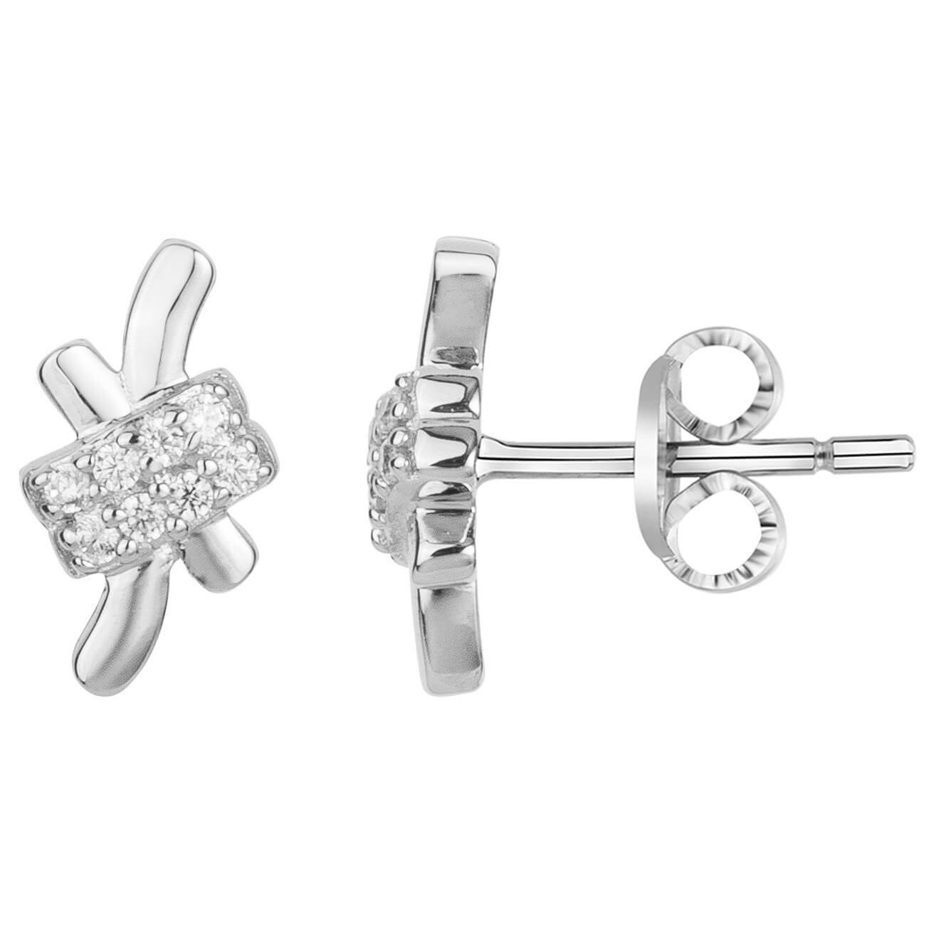 Boucles d'oreilles argent et oxydes de zirconium