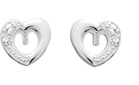 Boucles d'oreilles argent et oxydes de zirconium