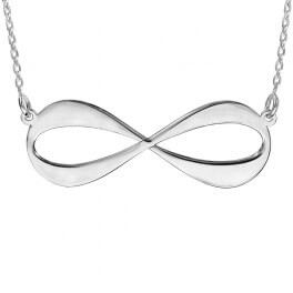 Collier infini argent (jusqu'à 4 prénoms)