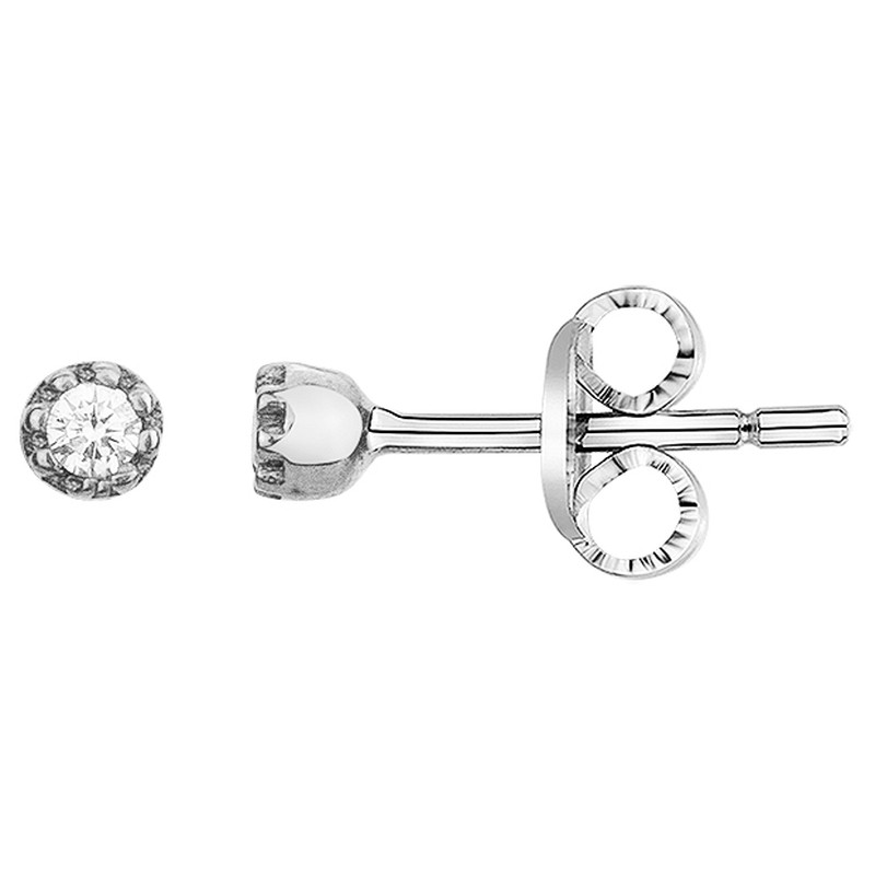 	 Boucles d'oreilles argent et oxydes de zirconium