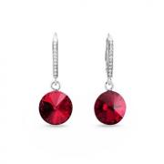 Candy chic rouge boucles d'oreilles