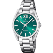 Montre Festina acier cadran vert